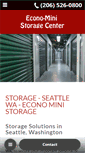 Mobile Screenshot of econoministorage.com