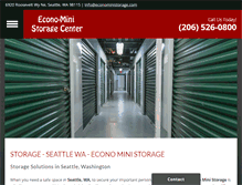 Tablet Screenshot of econoministorage.com